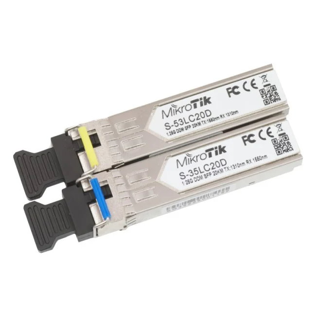 Mikrotik S-3553LC20D módulo de red del transceptor 1250 Mbit/s SFP