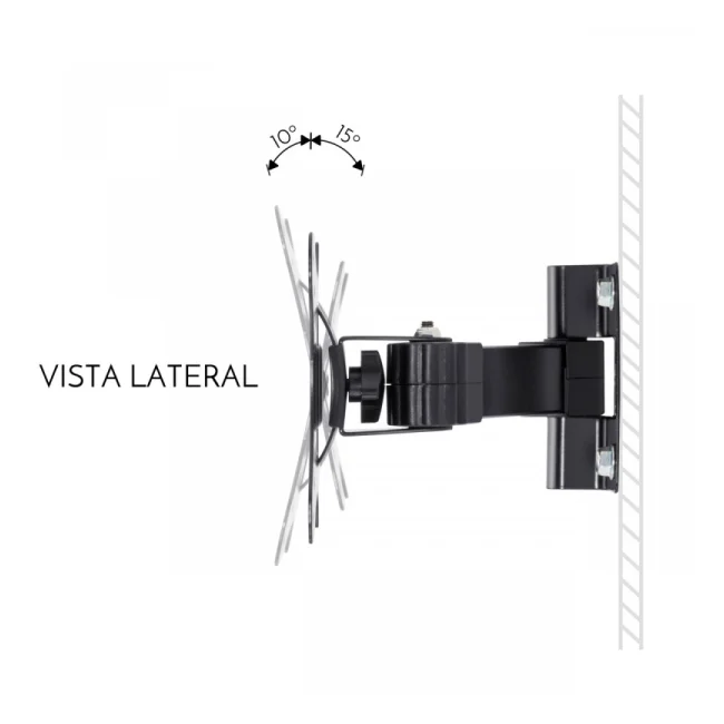 Steren STV-021 soporte para TV 58.4 cm (23") Negro image 5