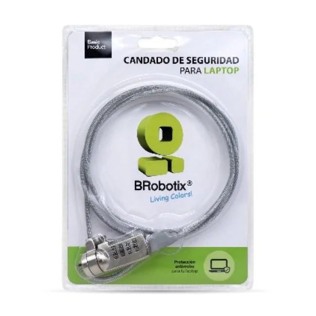 BRobotix 128899 cable antirrobo Plata 1.3 m image 7