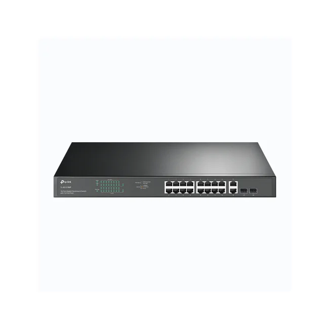 TP-Link TL-SG1218MP dispositivo de redes No administrado Gigabit Ethernet (10/100/1000) Energía sobre Ethernet (PoE) 1U Negro