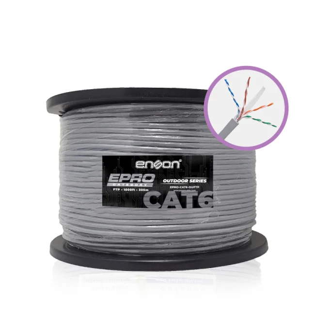 Enson EPRO-CAT6-OUFTP cable de red Multicolor 305 m F/UTP (FTP) image 2