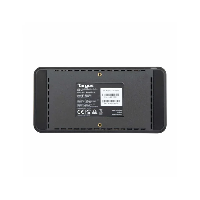 Targus DOCK310USZ base para laptop o replicador de puertos Alámbrico Negro image 5