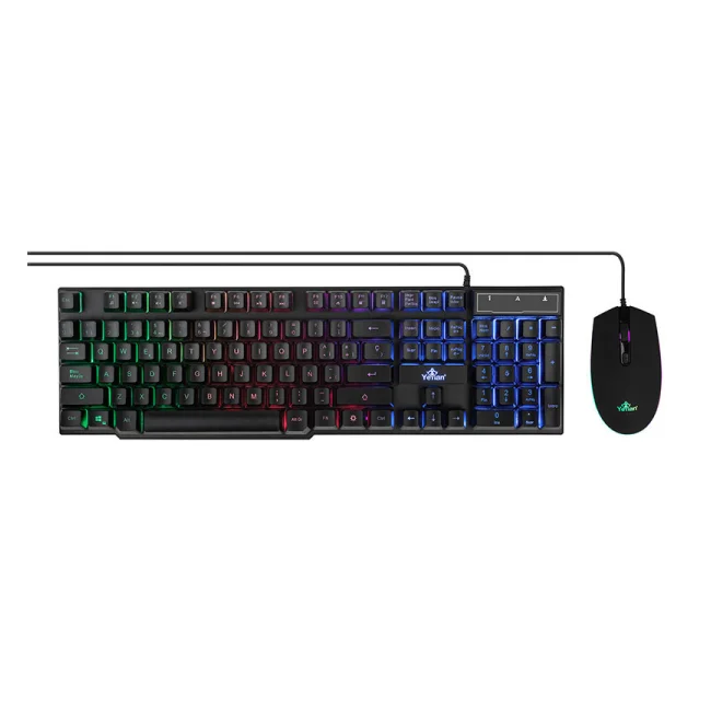 Yeyian YKP-20705 teclado Ratón incluido USB Español Negro