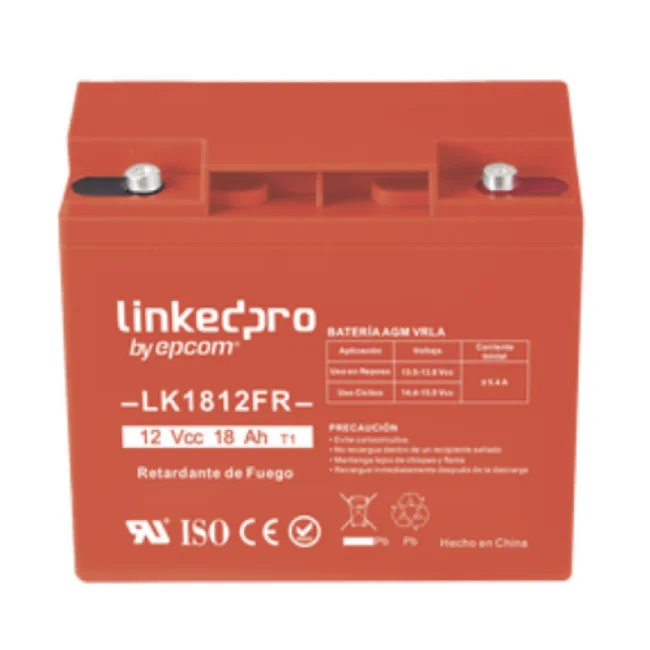 LinkedPRO LK1812FR batería recargable industrial Sealed Lead Acid (VRLA) 18000 mAh 12 V
