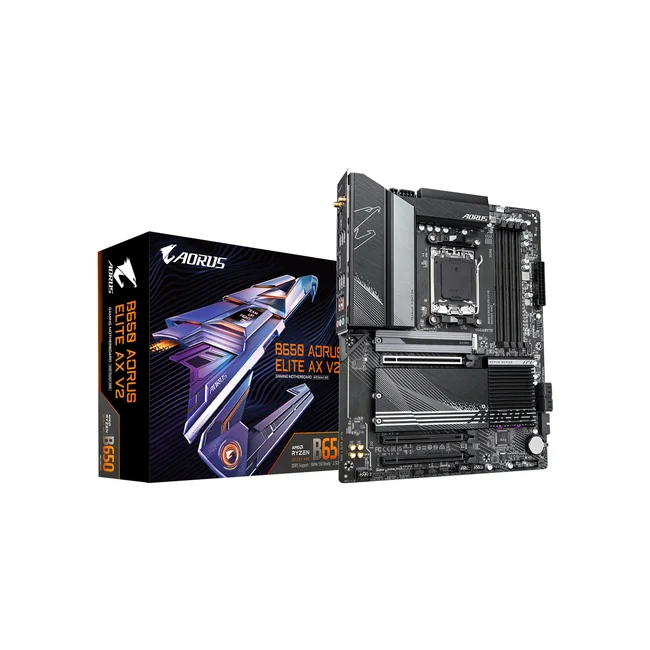 GIGABYTE B650 AORUS ELITE AX V2 placa base AMD B650 Enchufe AM5 ATX image 2