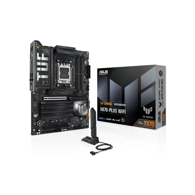 ASUS TUF GAMING X870-PLUS WIFI AMD X870 Enchufe AM5 ATX