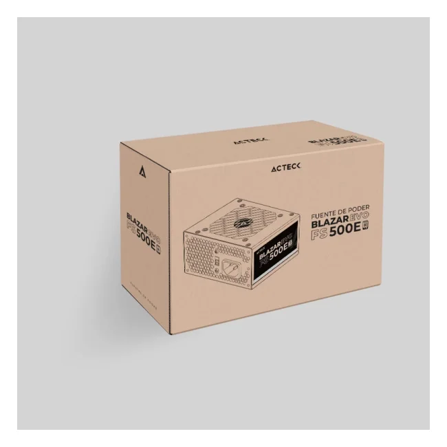 Acteck Blazar Evo FS500E unidad de fuente de alimentación 500 W 20+4 pin ATX SFX Negro image 12