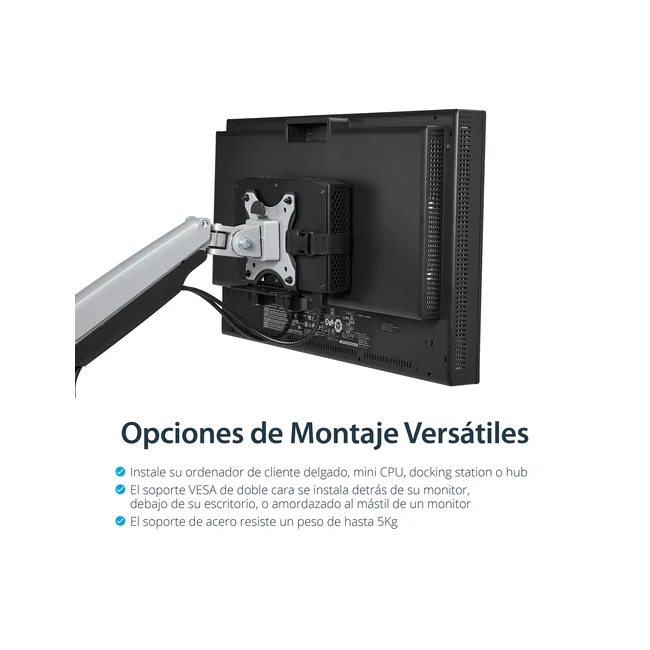 StarTech.com Soporte de Montaje VESA para Clientes Delgados - Gabinete VESA para Thin Clients - Soporte para Clientes Ligeros image 17