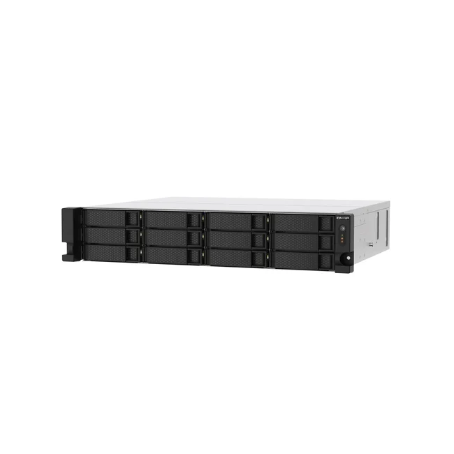 QNAP TS-1273AU-RP-8G servidor NAS o de almacenamiento Bastidor (2U) Ryzen Embedded V1500B 8 GB DDR4 0 TB QNAP QTS Aluminio, Negro image 5