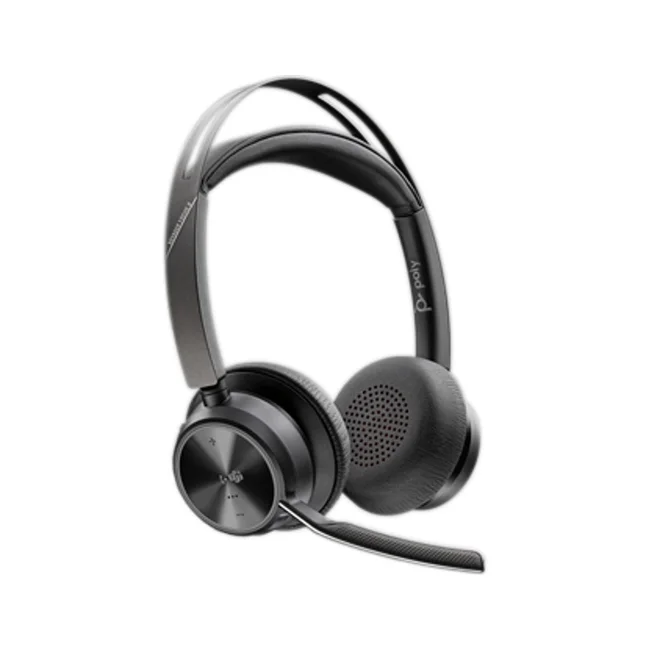 HP Poly Auriculares USB-C-C Poly Voyager Focus 2 con certificación para Microsoft Teams + adaptador USB-C/A image 3