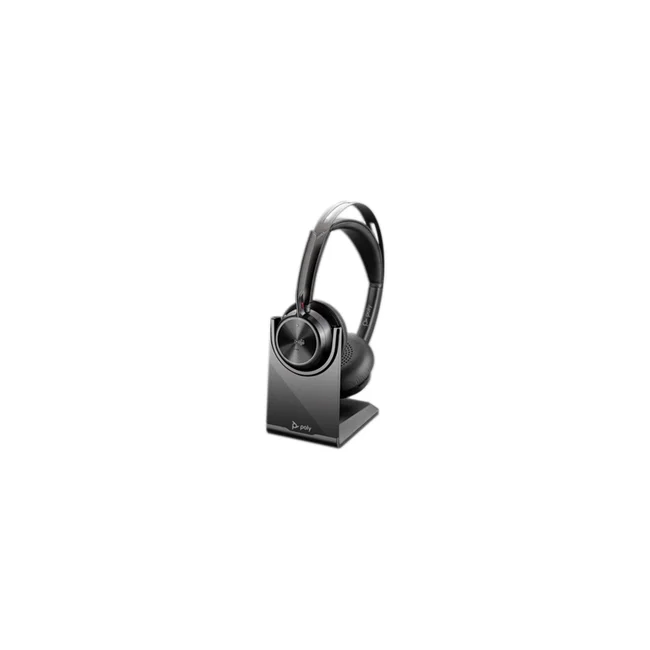 HP Poly Auriculares USB-C-C Poly Voyager Focus 2 con certificación para Microsoft Teams + adaptador USB-C/A + soporte de carga image 16