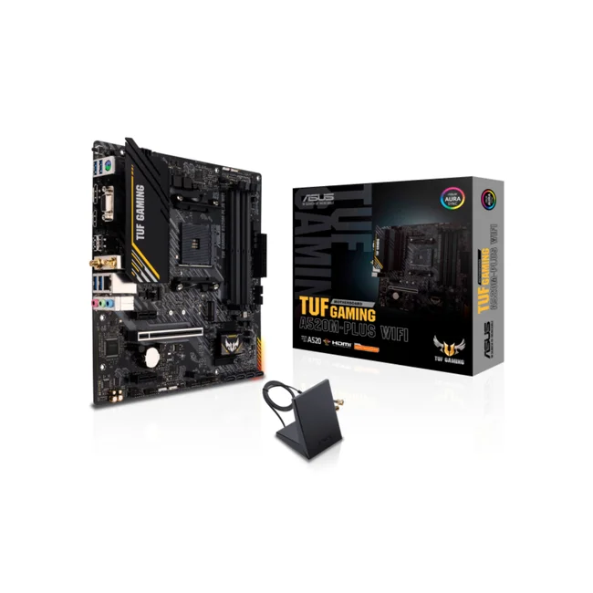 ASUS TUF GAMING A520M-PLUS WIFI AMD A520 Enchufe AM4 Micro ATX