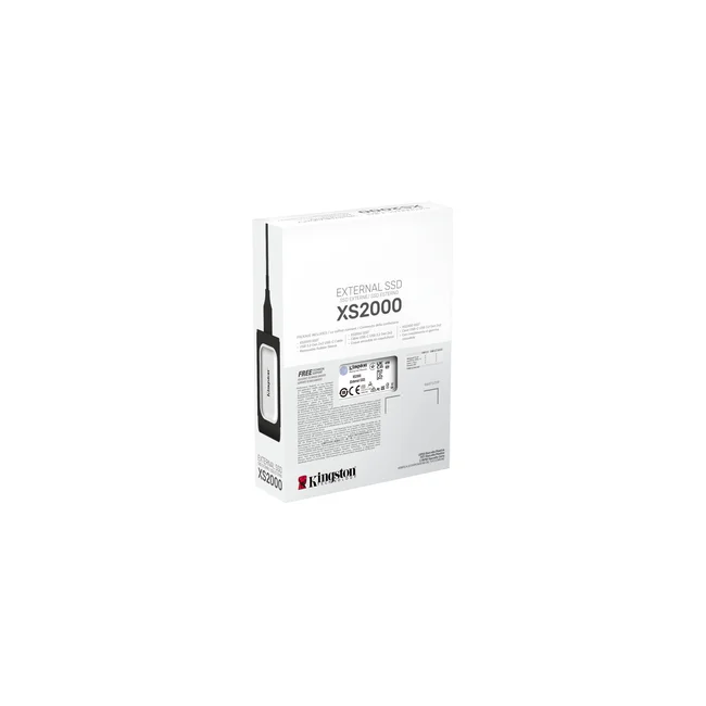 Kingston Technology XS2000 4 TB USB Tipo C 3.2 Gen 2 (3.1 Gen 2) Negro, Plata image 7