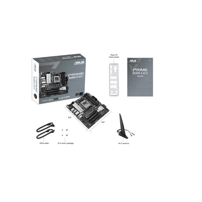 ASUS PRIME B650M-A AX II placa base AMD B650 Enchufe AM5 Micro ATX image 9