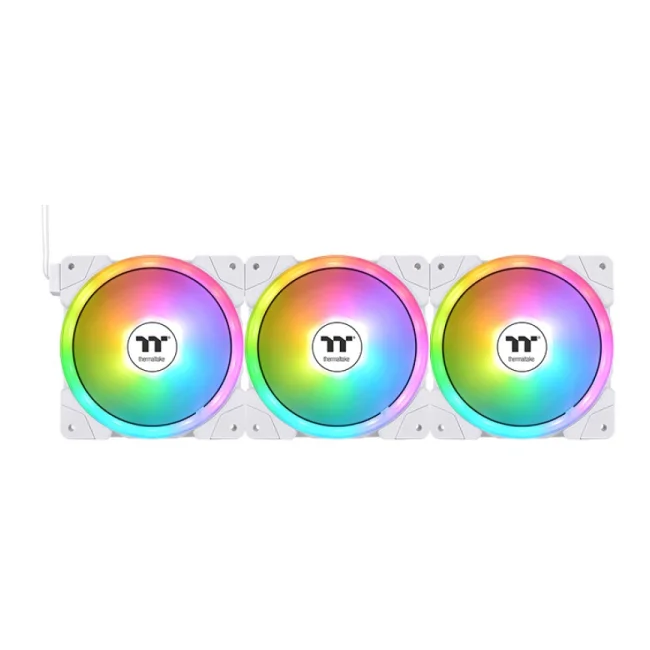 Thermaltake SWAFAN EX12 ARGB Gabinete de la computadora Enfriador de aire 12 cm Blanco 3 pieza(s) image 6