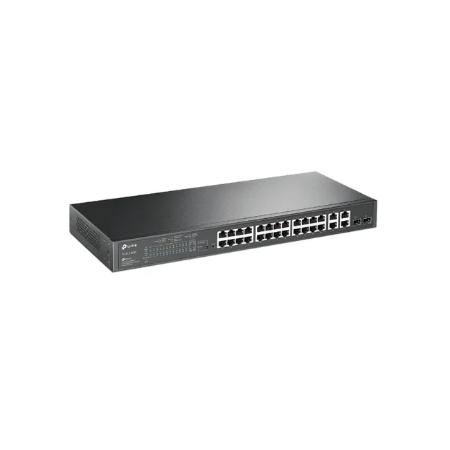 TP-Link JetStream TL-SL2428P dispositivo de redes Gestionado L2 Fast Ethernet (10/100) Energía sobre Ethernet (PoE) 1U Negro image 6