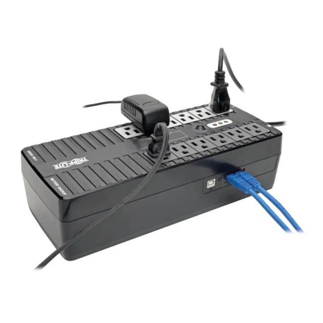 Tripp Lite ECO750UPS UPS Standby de 750VA 450W - 12 Tomacorrientes NEMA 5-15R, 120V, 50Hz / 60Hz, Clavija 5-15P, ENERGY STAR, Instalación en Pared o Escritorio image 6