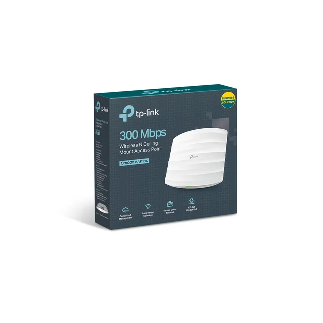 TP-Link EAP115 punto de acceso inalámbrico 300 Mbit/s Blanco Energía sobre Ethernet (PoE) image 14