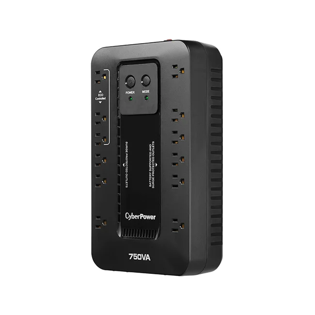 CyberPower EC750G sistema de alimentación ininterrumpida (UPS) En espera (Fuera de línea) 0.75 kVA 450 W 12 salidas AC image 7