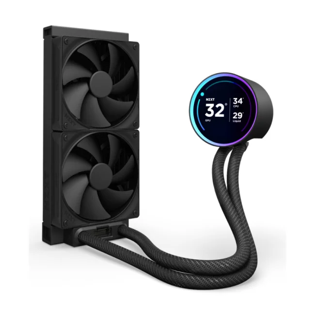NZXT Kraken Elite 240 Procesador Refrigerador de líquidos todo en uno 12 cm Negro 1 pieza(s) image 3