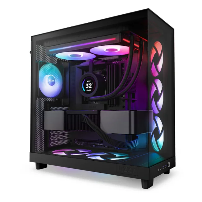 NZXT RF-U28HF-B1 sistema de refrigeración de computadora Gabinete de la computadora Ventilador Negro 1 pieza(s) image 7