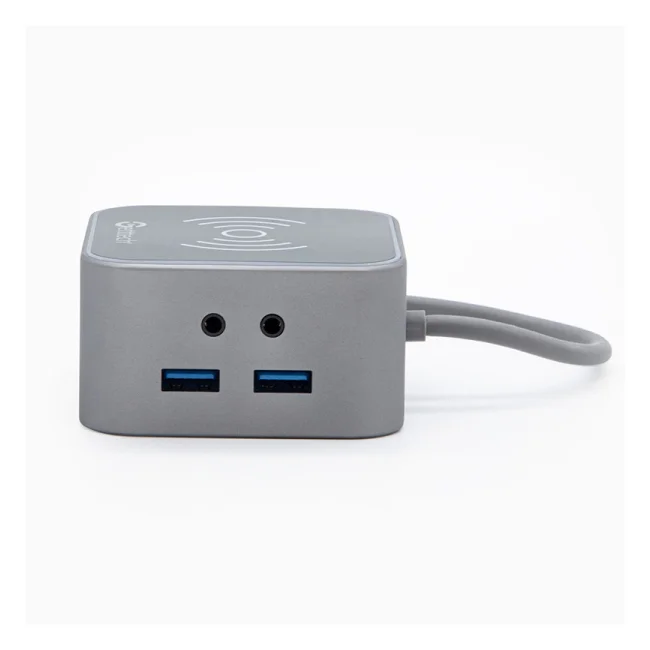 Getttech GHW-69401 nodo concentrador USB 3.2 Gen 1 (3.1 Gen 1) Type-C Negro, Plata image 3