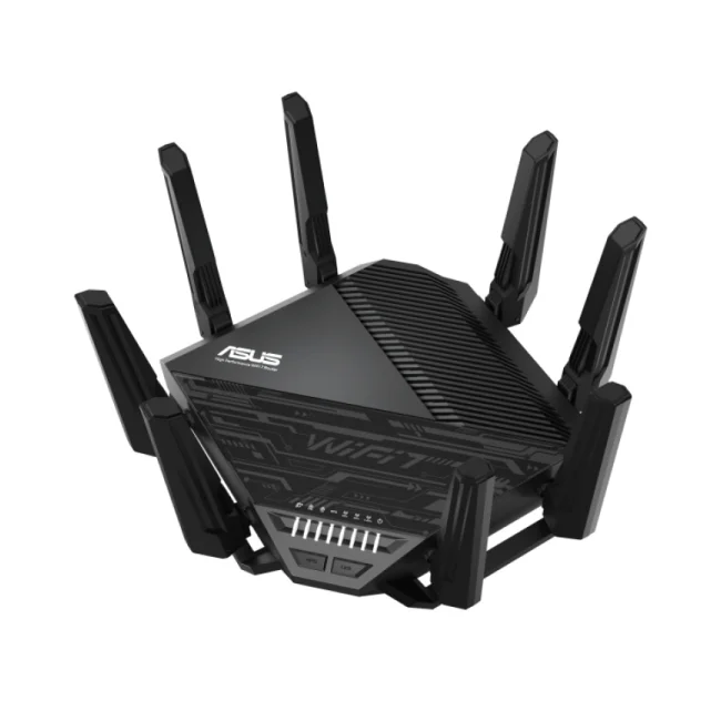 ASUS BE19000 router inalámbrico 10 Gigabit Ethernet Triple banda (2.4 GHz / 5 GHz / 6 GHz) Negro