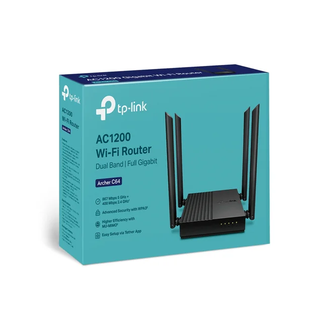 TP-Link Archer C64 router inalámbrico Gigabit Ethernet Doble banda (2,4 GHz / 5 GHz) Negro image 17