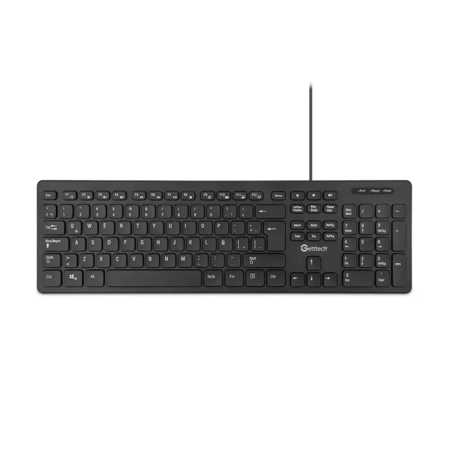 Getttech GGK-ESMWR-01 teclado Oficina USB Negro