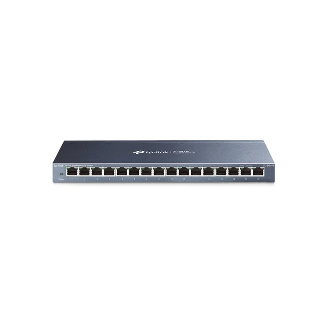 TP-Link TL-SG116 dispositivo de redes No administrado Gigabit Ethernet (10/100/1000) Negro image 7