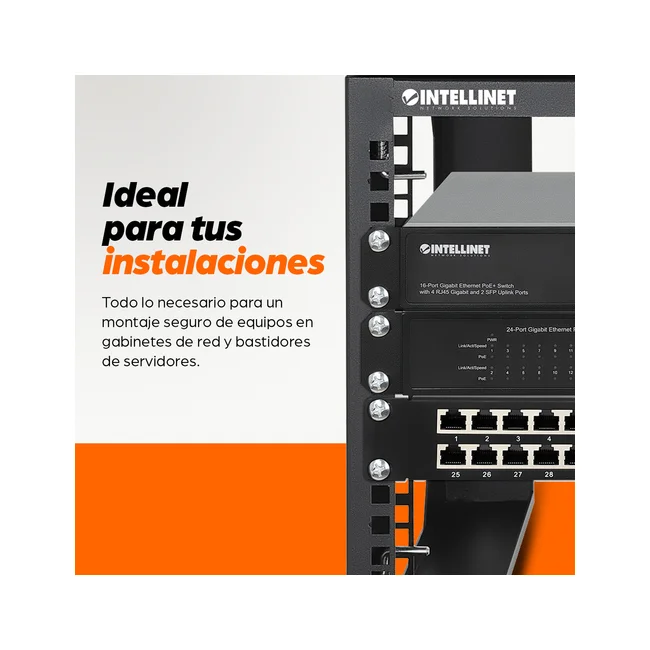 Intellinet TORNILLOS M6 TUERCA ENJAULADA PAQUETE CON 50 JUEGOS image 18