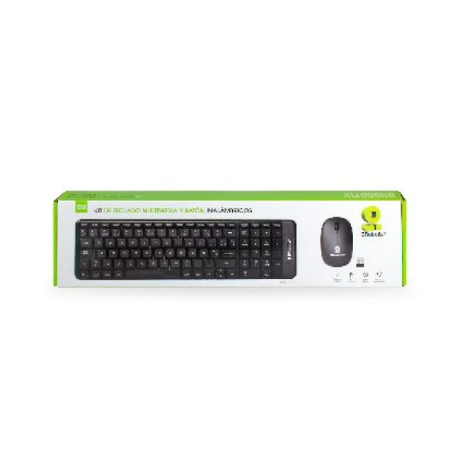 BRobotix 6000618 teclado Ratón incluido RF inalámbrico QWERTY Español Negro image 8