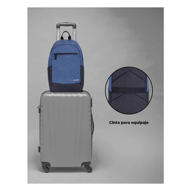 TechZone TZLBP16 mochila City backpack Azul Poliéster image 9