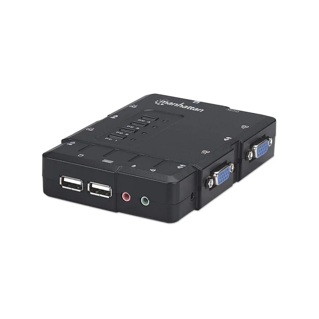 Manhattan Switch KVM Compacto 4 Puertos