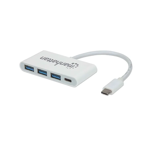 Manhattan Hub de 3 puertos USB 3.2 Gen 1 con Power Delivery