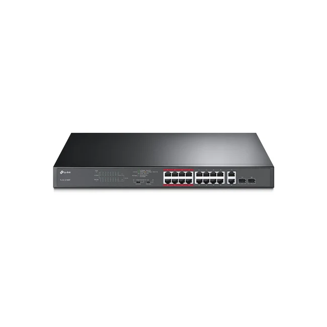 TP-Link TL-SL1218MP dispositivo de redes No administrado Fast Ethernet (10/100) Energía sobre Ethernet (PoE) Negro image 6