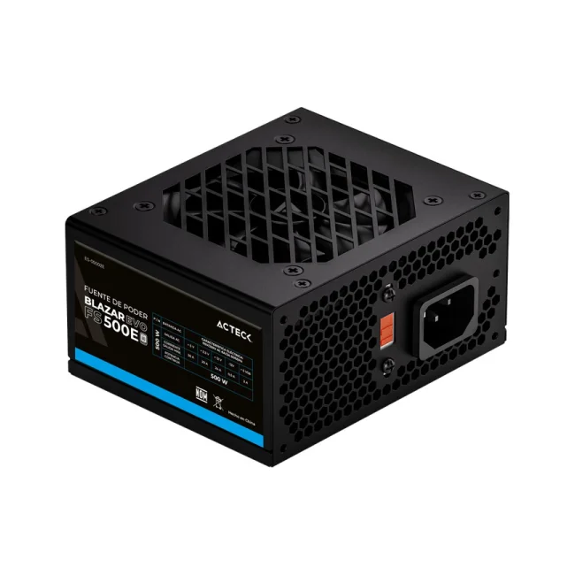 Acteck Blazar Evo FS500E unidad de fuente de alimentación 500 W 20+4 pin ATX SFX Negro image 8