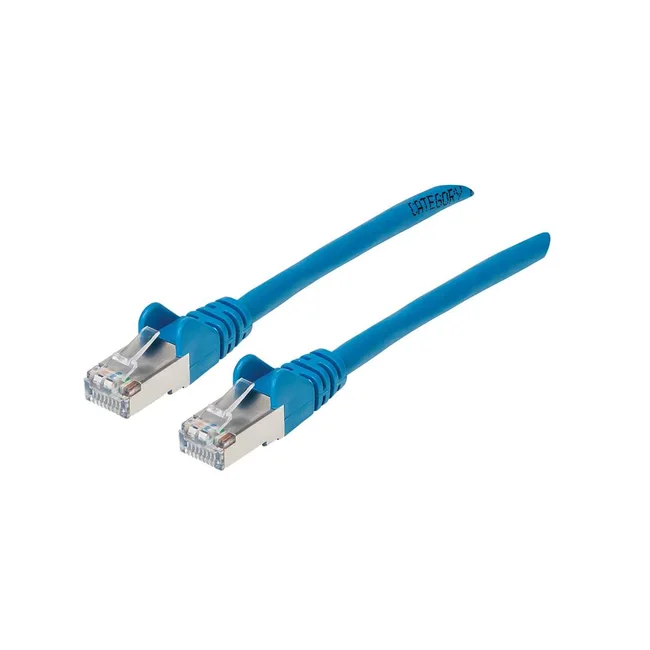 Intellinet Cable de Red Cat6a S/FTP, 30 cm, Azul image 3