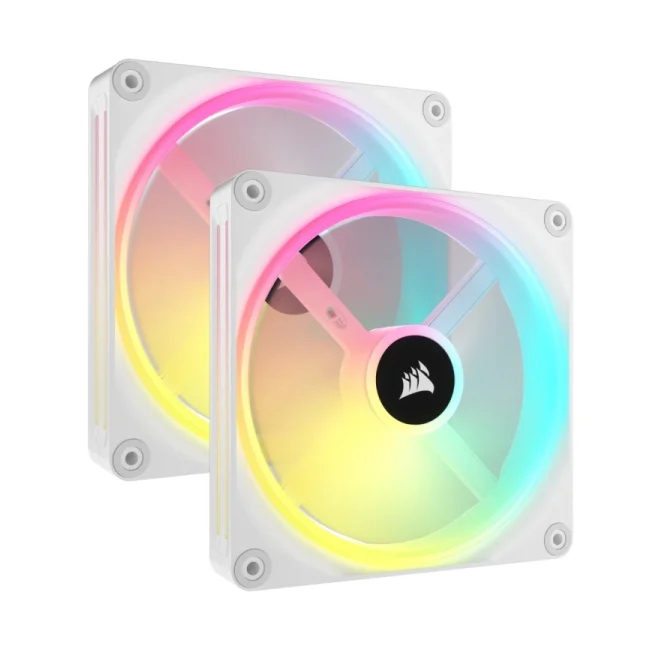 Corsair CO-9051008-WW sistema de refrigeración de computadora Gabinete de la computadora Ventilador 14 cm Blanco 2 pieza(s) image 3