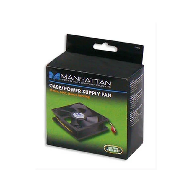 Manhattan 700955 sistema de refrigeración de computadora Gabinete de la computadora Ventilador 8 cm Negro 1 pieza(s) image 9