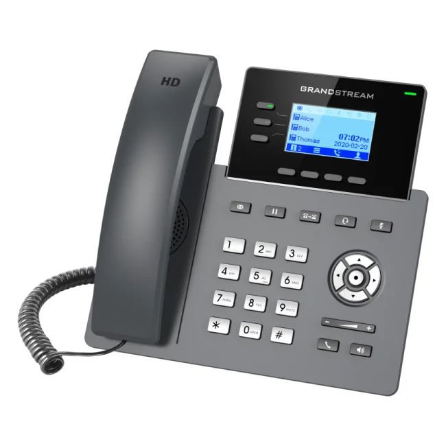 Grandstream Networks GRP2603P teléfono IP Negro 3 líneas LCD
