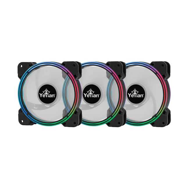 Yeyian YCF-3KFS-01 sistema de refrigeración de computadora Gabinete de la computadora Ventilador 12 cm Negro 3 pieza(s) image 5