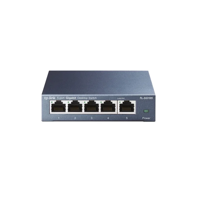 TP-Link TL-SG105 dispositivo de redes No administrado L2 Gigabit Ethernet (10/100/1000) Negro