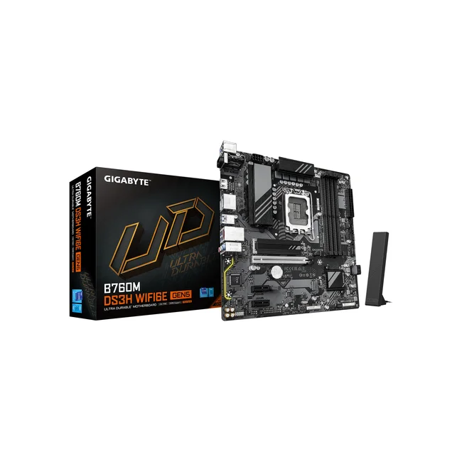 GIGABYTE B760M DS3H WIFI6E GEN5 Intel B760 Express LGA 1700 Micro ATX image 2