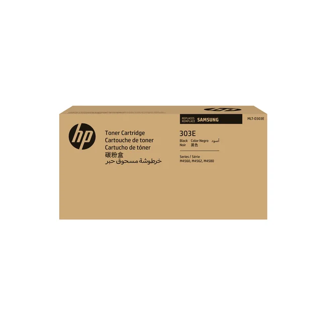 Samsung Cartucho de tóner original HP MLT-D303E de extra alto rendimiento, negro