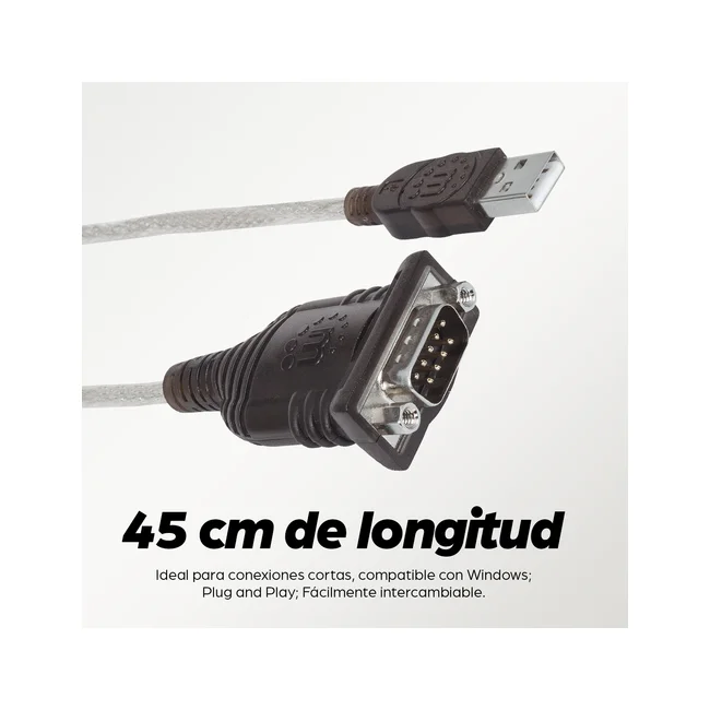 Manhattan Convertidor de USB a Puerto Serie image 12