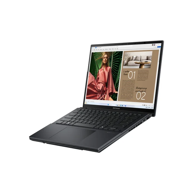 ASUS Zenbook Duo UX8406CA-PZ166X Intel Core Ultra 9 285H Híbrido (2-en-1) 35.6 cm (14") Pantalla táctil WQXGA+ 32 GB LPDDR5x-SDRAM 1 TB SSD Wi-Fi 7 (802.11be) Windows 11 Home Español Gris image 15