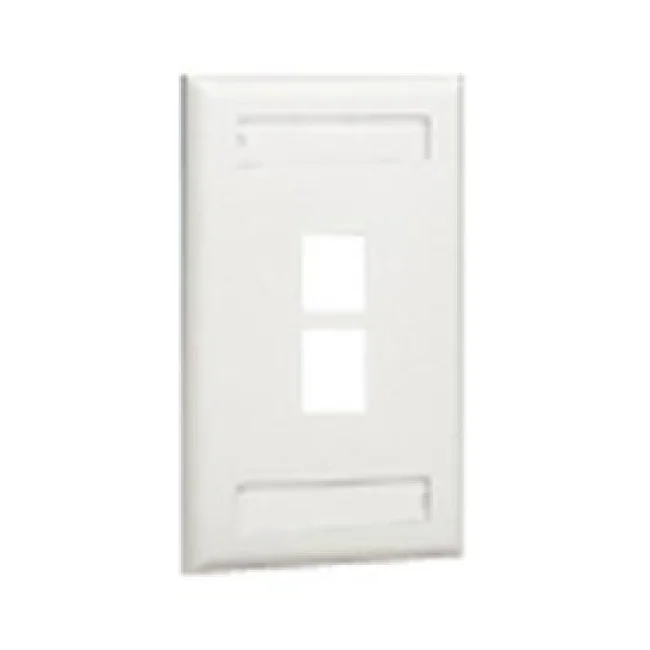 Panduit NK2FWHY placa de pared o cubierta de interruptor Blanco