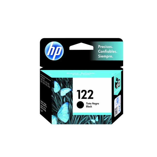 HP Cartucho original de tinta negra 122 image 2