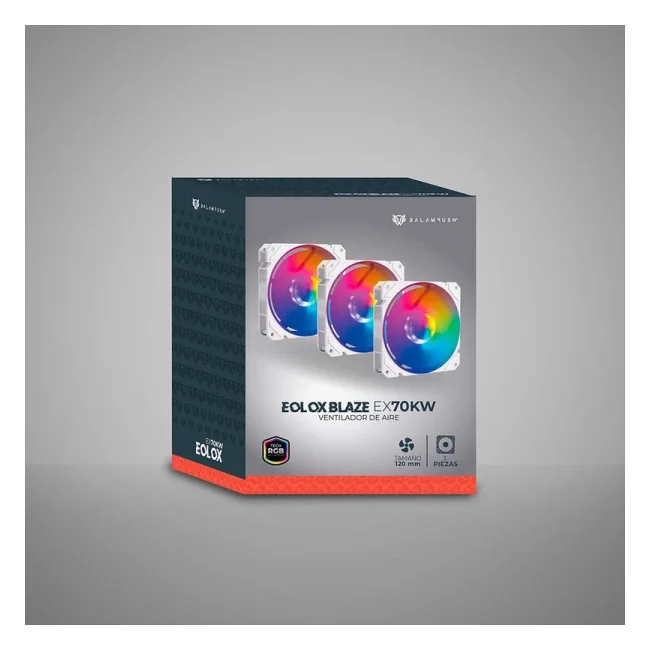 Balam Rush Eolox Blaze EX70KW Gabinete de la computadora Enfriador de aire 12 cm Blanco 1 pieza(s) image 10